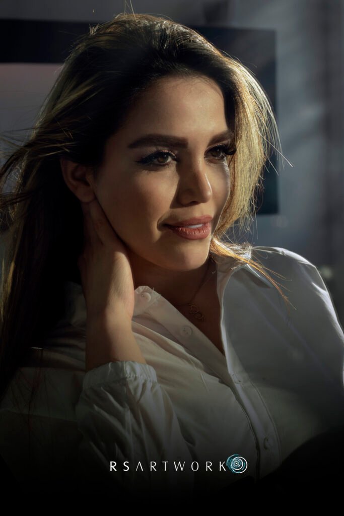 Editorial portrait session, natural window light — photography by Said.